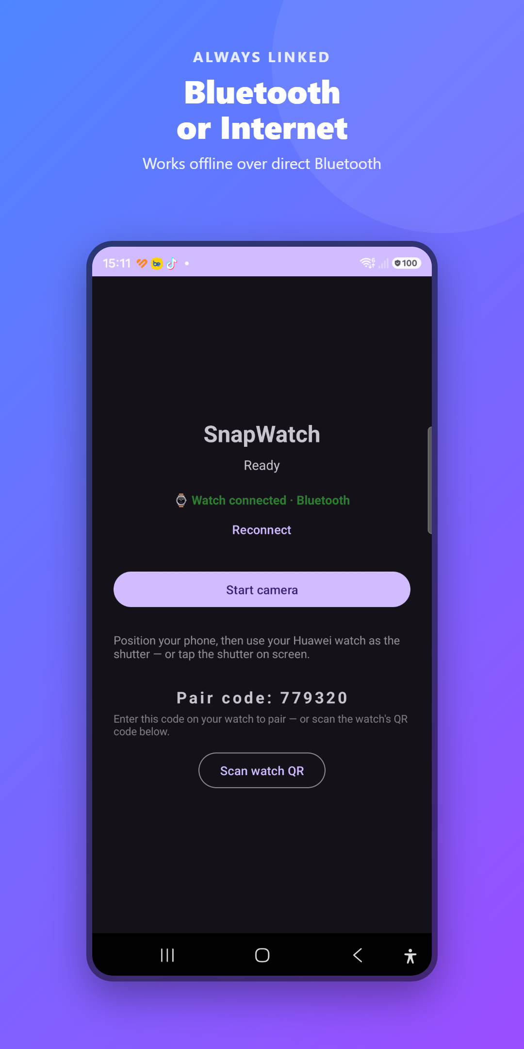Connection status