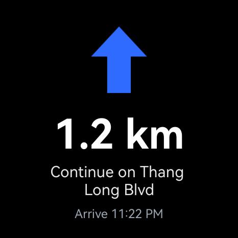 Continue straight